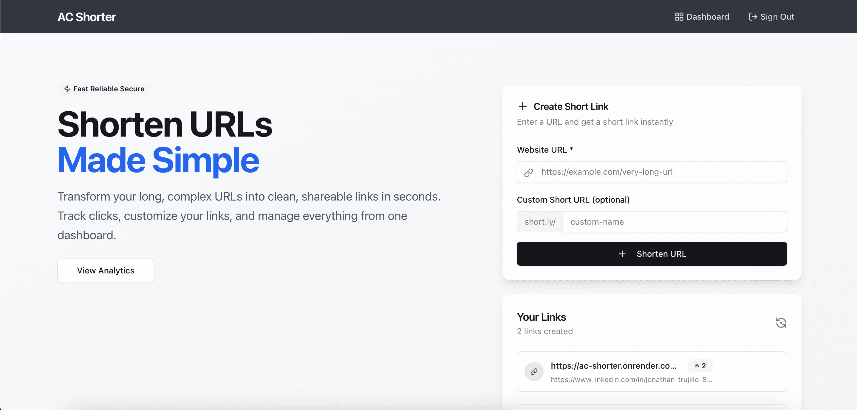 URL Shortener